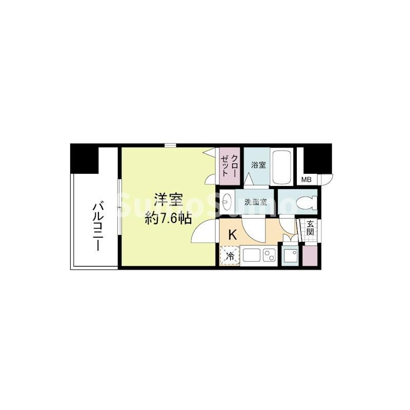 エルフィナ上呉服町の間取り