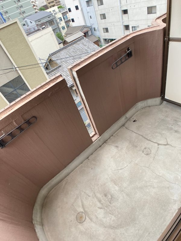 ビビッド北堀江のバルコニー
