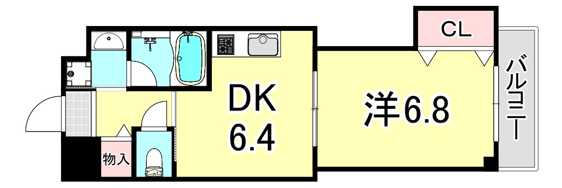 アミティ武庫之荘の間取り