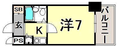 ぺイサージュサンコーの間取り