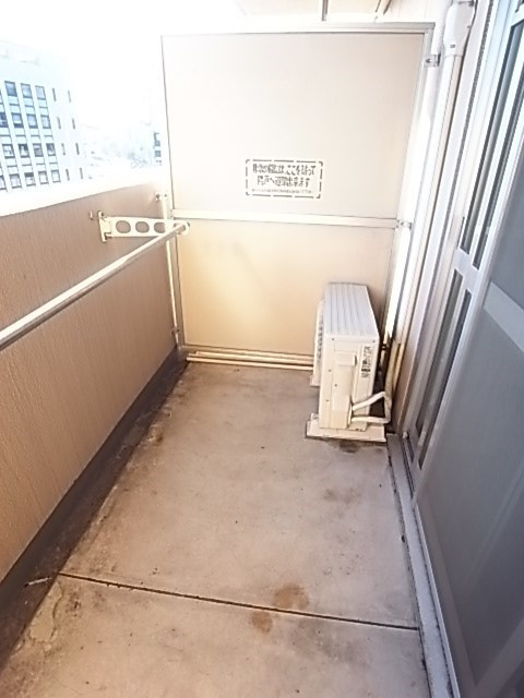SANKОガルフタワーのバルコニー