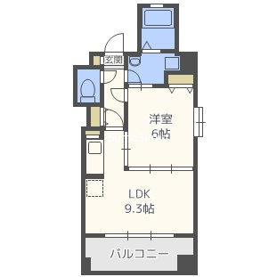 アーデンタワー立売堀の間取り