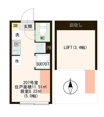 ハーモニーテラス新小岩Ⅳの間取り