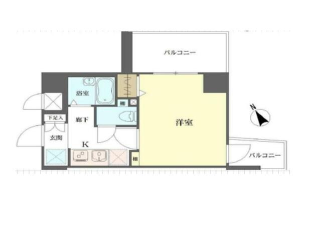 トーシンフェニックス代々木の間取り