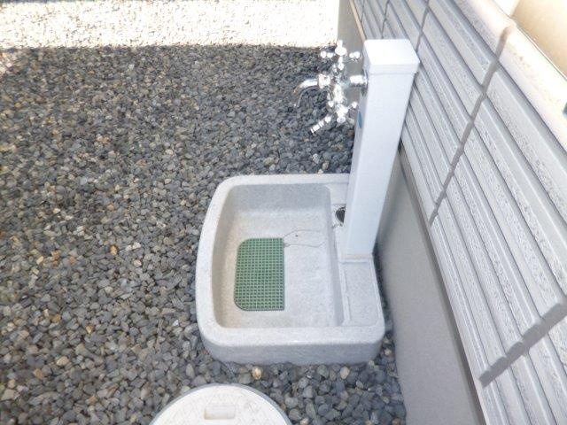 都窪郡早島町早島の一戸建ての設備|散水栓