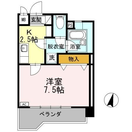 グランメゾン白瀧公園の間取り