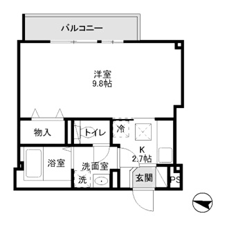 【間取り】 | パルク　ヴィラージュＫ