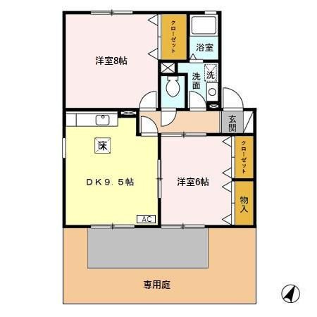 ウィルモア　四の間取り