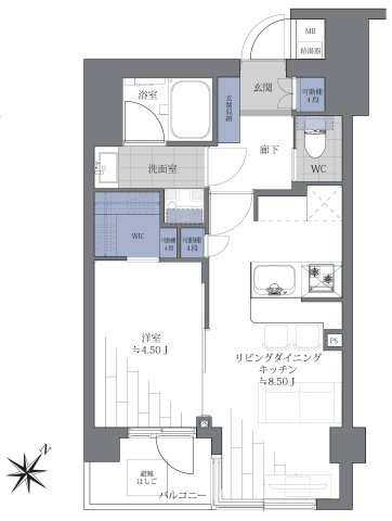 キャニオングランデ桜上水の間取り