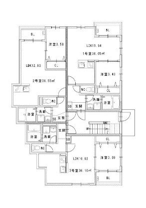 【間取り】 | メゾンクレール南福岡駅前　★プライスホームなら仲介手数料が割引価格です！★