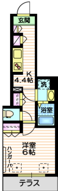 パークフラット 旗の台六丁目の間取り