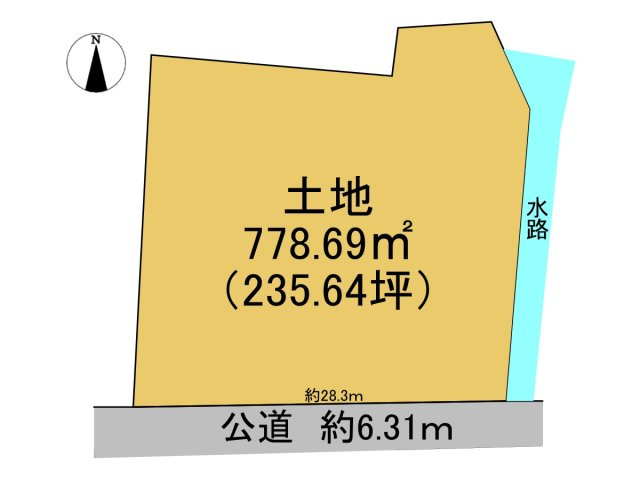 売土地　大垣市三津屋町3丁目　1区画分譲　1号地