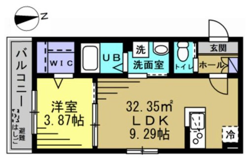 メゾン・ド・Plum新松戸の間取り