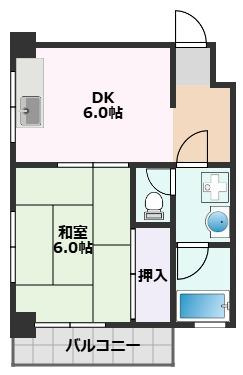 【間取り】 | ハイツキシモト