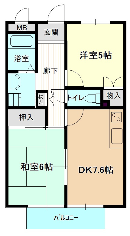 ノイハオス城西の間取り