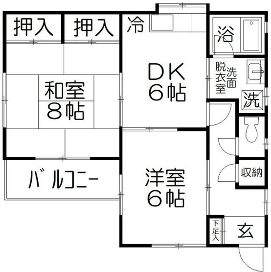 【間取り】 | 西沢ハイツ