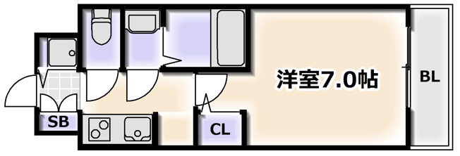 【間取り】 | S-RESIDENCE難波大国町Uno