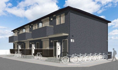【外観パース】 | グランシエル北柏 | 外観パースです。