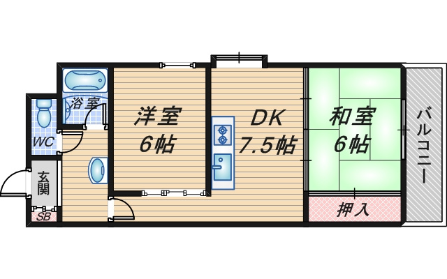 CREA桜の町の間取り