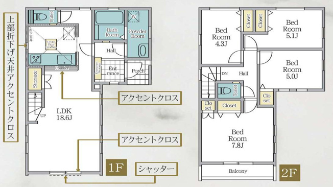 【間取り】 | 4LDKはリビングダイニングキッチンと4つの居室がある間取りで、大家族や二世帯住宅に最適。広々としたリビングで家族団らんを楽しみ、個室でプライベートな時間も確保でき、快適な生活を送ることができますよ。