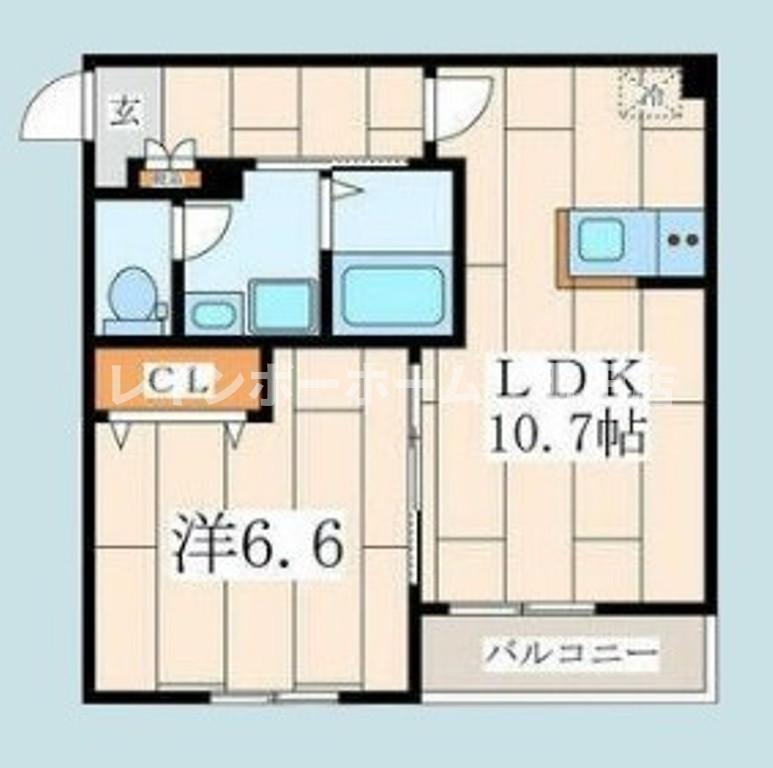 エフ．ティ　コーポ※初期費用分割あと払いサービス利用可能物件の間取り