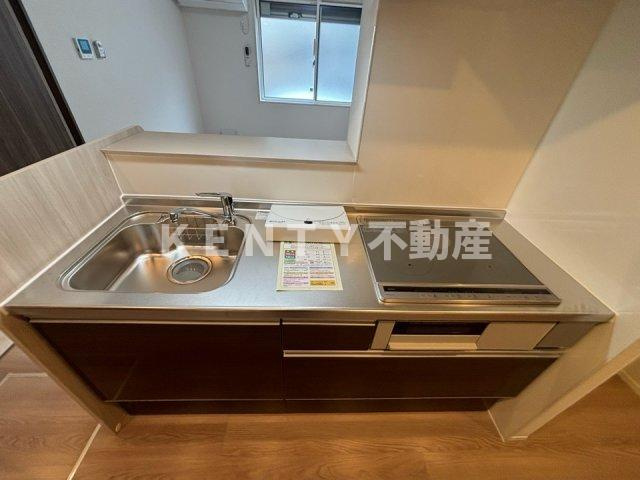 【キッチン】 | プルミエール新田 | コンパクトなキッチンで掃除もラクラク