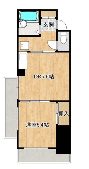 シテ・ラピーヌ南行徳の間取り