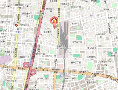 【地図】 | ベルエイト北綾瀬Ⅱ