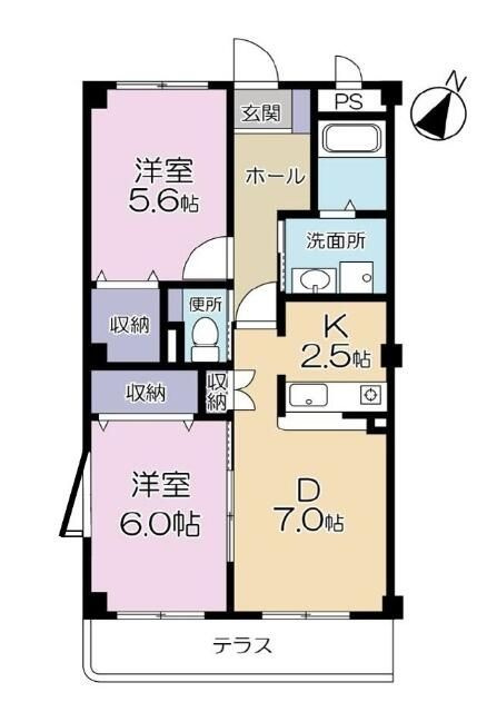 コンフォールヴィラの間取り