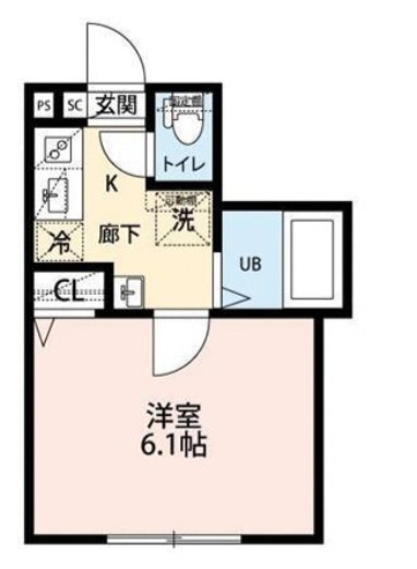 グランクオール明大前の間取り