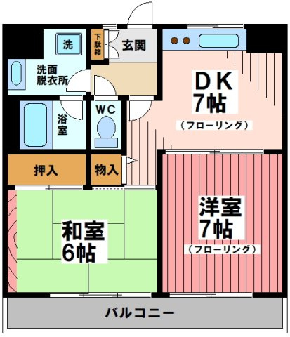 メゾンドシャンタルの間取り