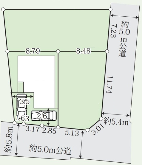 【区画図】 | 伊勢原市東大竹　築浅中古住宅