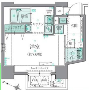 LEXE AZEST 亀戸の間取り