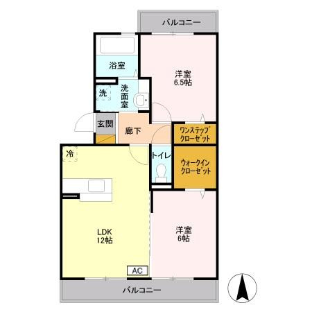 ボナール Ａの間取り