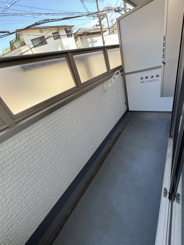 クリエオーレ私部山手のバルコニー