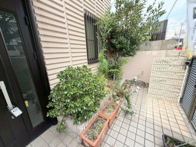 【庭】 |  少林寺町東３丁　中古戸建 | 清恵会病院まで徒歩８分ですので、突然の怪我や体調不良の時にも安心です！