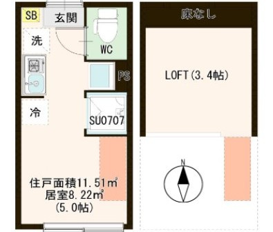 ハーモニーテラス新小岩Ⅳの間取り