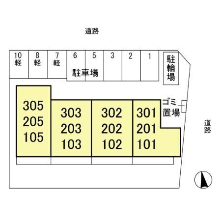 プレジオの区画図