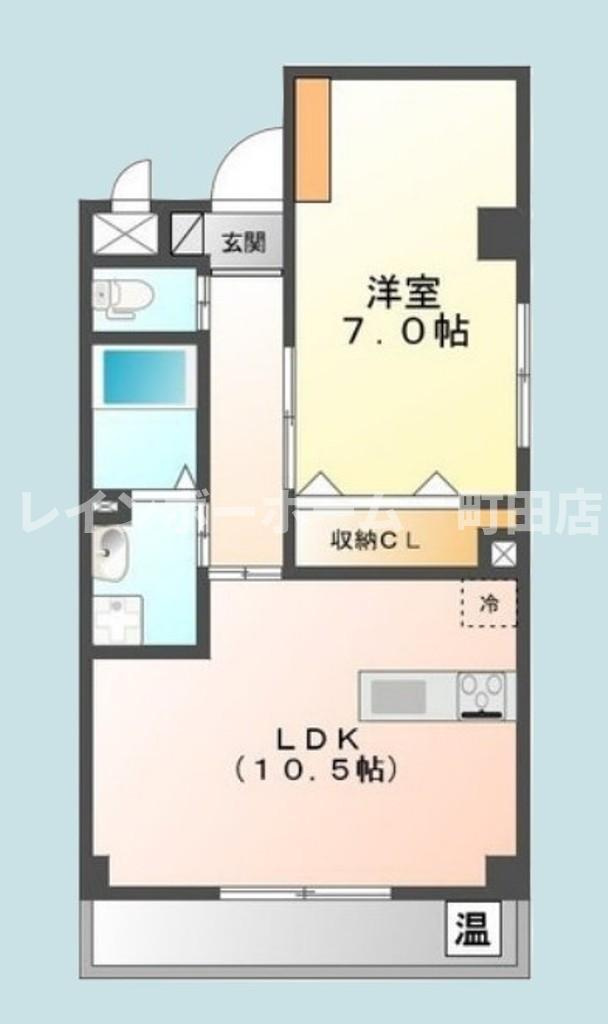 ヴァンヴェール2※初期費用分割あと払いサービス利用可能物件の間取り