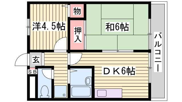 フローラルハイツダイキⅠの間取り