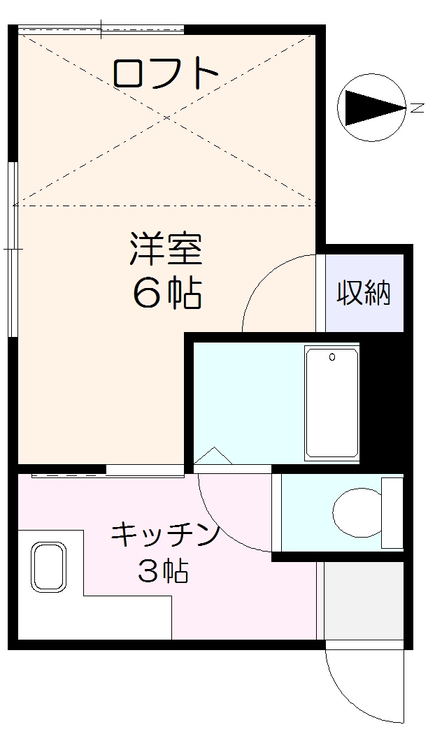 アザレア(生活保護の方)の間取り