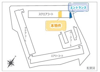 【区画図】 | ライオンズテラス本鵠沼ガーデンコート