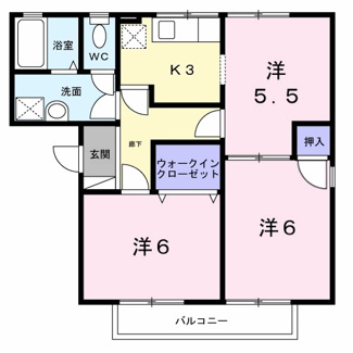 【間取り】 | フレマリール塩澤Ａ | 間取りです。