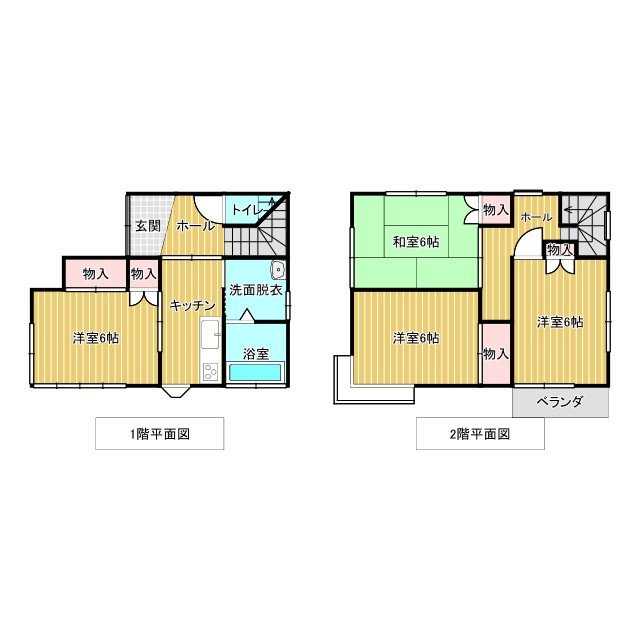 毛呂山町若山 【賃貸】owner change戸建の間取り