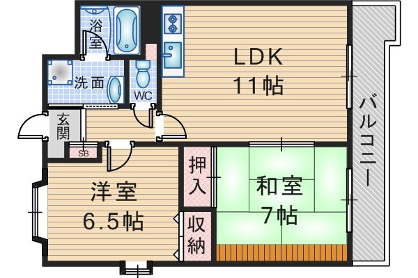 ヤノマンションの間取り