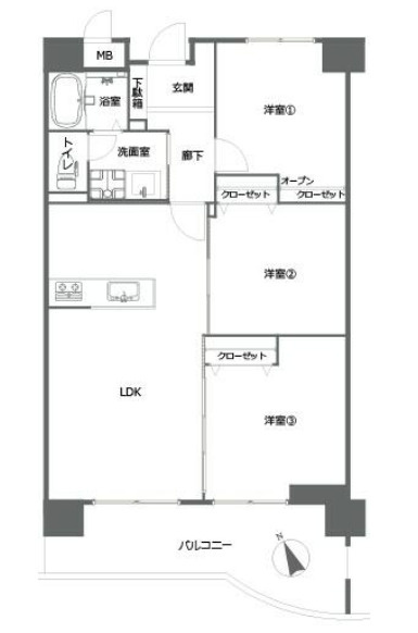【間取り】 | アーティックス大手町☆仲介手数料無料☆