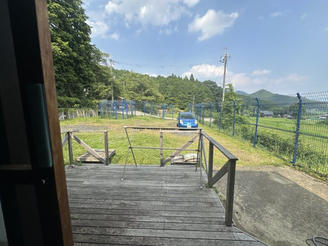 ドックランのあるお家の庭