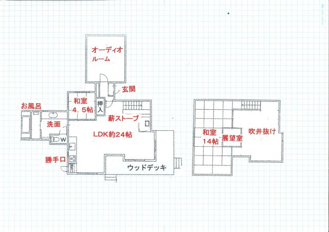 ドックランのあるお家の間取り