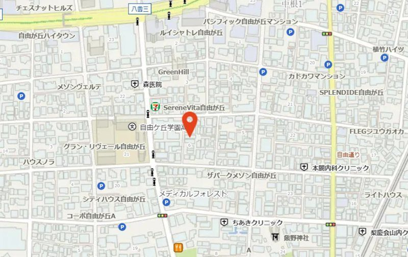 カーサビエント の地図
