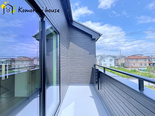 さいたま市北区奈良町42番　新築一戸建て　ハートフルタウン　Kのバルコニー|26.7.27撮影済み